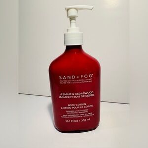 Sand+Fog Jasmine & Cedarwood Body Lotion NWOT 300ML